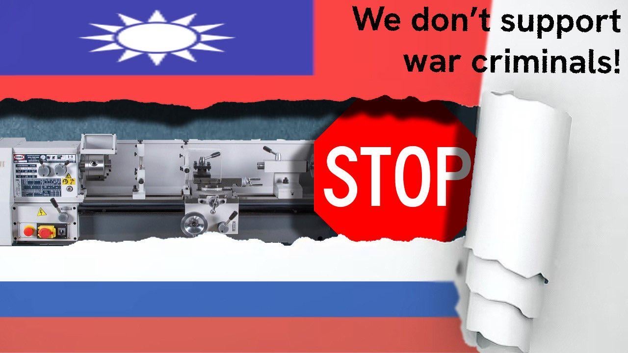 Taiwan’s Ministry of Economic Affairs announced a full halt on supplying machinery to Russia used in military industries, raising the fine to $31,000 for initial sanctions violations against Russia and Belarus if such machinery is exported to these countries.