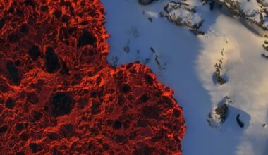 Icelandic videographer captures mesmerizing volcanic lava flow, prompting 'fascinating' skepticism