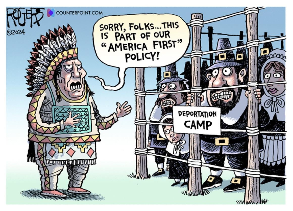 If "America First" had existed in the 1600s