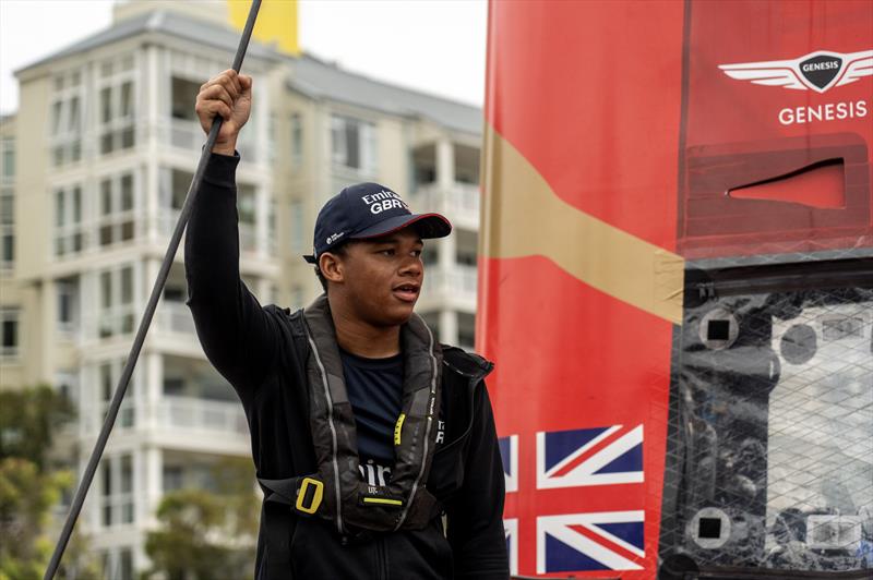 London teenager Kai Hockley joins Ben Ainslie's Emirates GBR SailGP Team on-board their F50