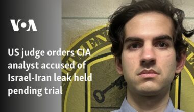 US judge orders CIA analyst accused of Israel-Iran leak held pending trial 