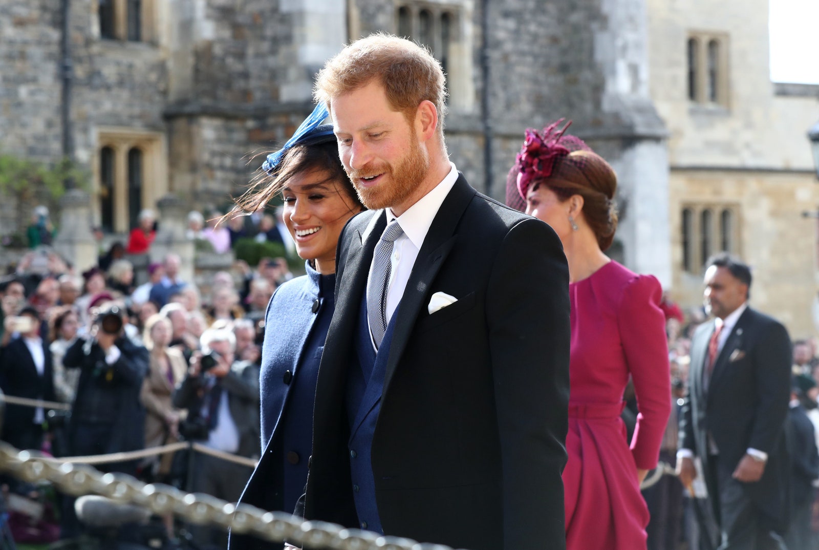 Image may contain Prince Harry Duke of Sussex Meghan Duchess of Sussex Jonathan Cyprien Bill Bergey and Person