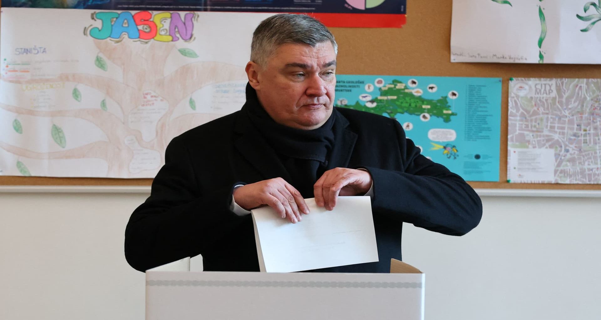 Croatia holds a presidential election with the incumbent NATO and EU critic considered favorite