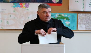 Croatia holds a presidential election with the incumbent NATO and EU critic considered favorite