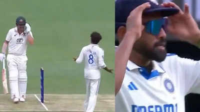 (Photo credit: Screengrab from video posted on X) 'Civil War': Mohammed Siraj fires in a wild throw; angers Ravindra Jadeja. Watch