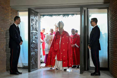 Pope Francis opens ‘Holy Door’ at one of Italy’s largest prisons in historic first