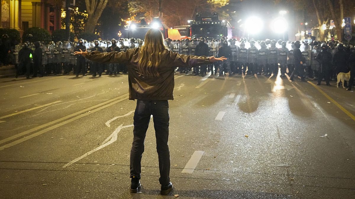 Germany and France slam police violence against pro-EU protesters in Georgia