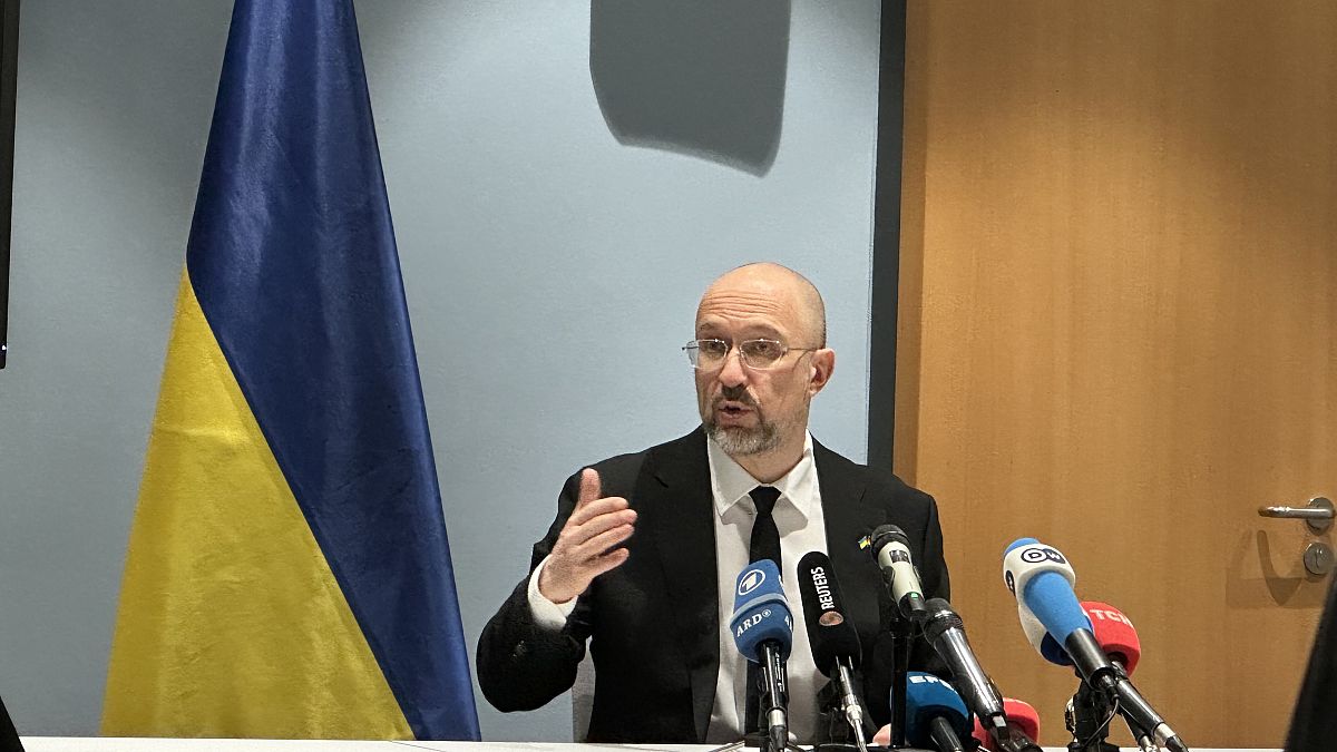 Ukraine PM asks Germany to help pave the way for Ukrainian refugees' eventual return home