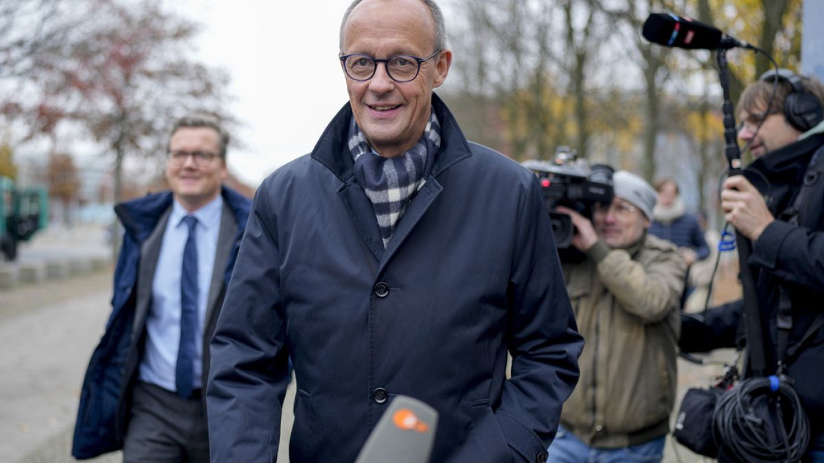 Germany's CDU leader Friedrich Merz visits Kyiv to reaffirm support