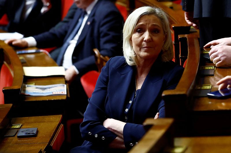 Analysis-French far-right's Le Pen may regret her risky bid to topple government