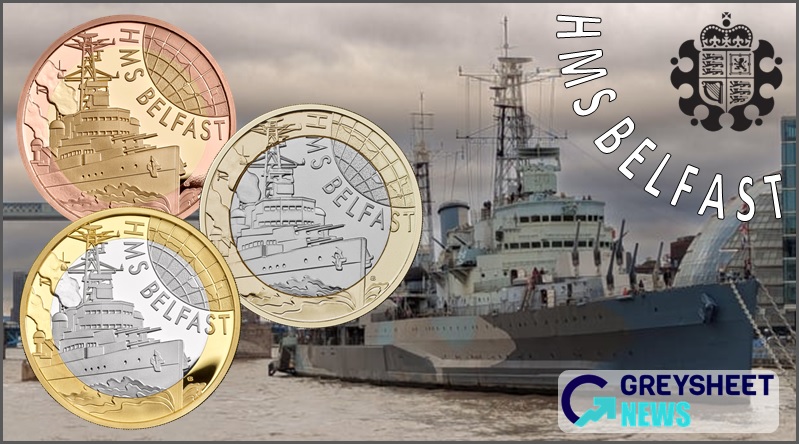 enlarged image for United Kingdom: New £2 collector Coins Released Paying tribute to the legacy of HMS Belfast