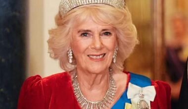 Camilla loves them big tiaras!