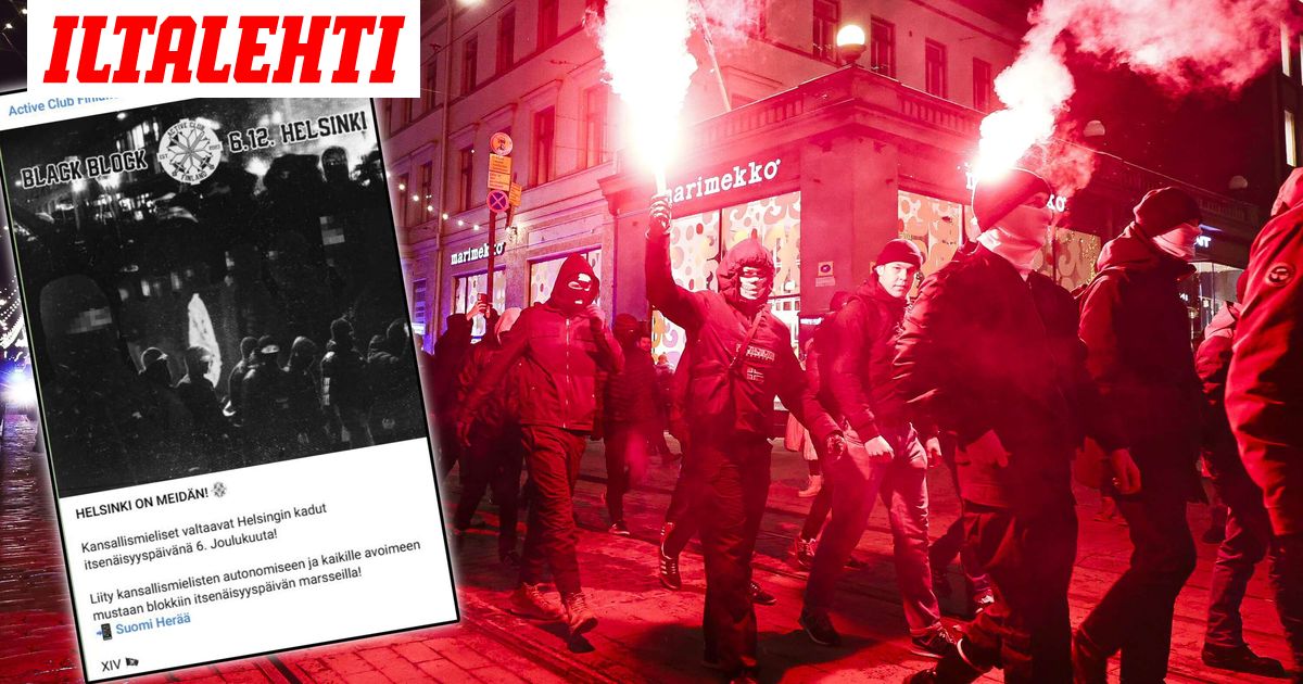 Uusnatsit järjestävät ”mustan blokin” itsenäisyyspäivän marssilla – Tätä se tarkoittaa