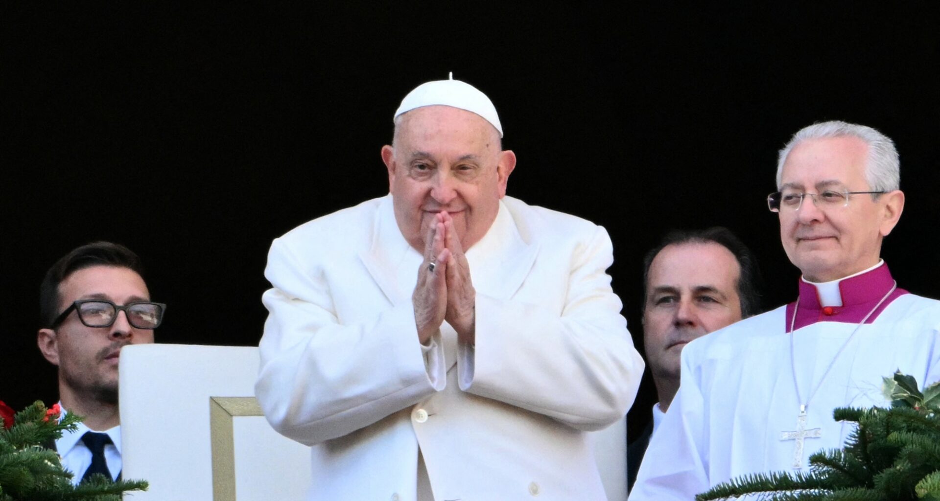 Les infos de 12h30 - Noël 2024 : Ukraine, Gaza… ce qu'il faut retenir des vœux du pape François