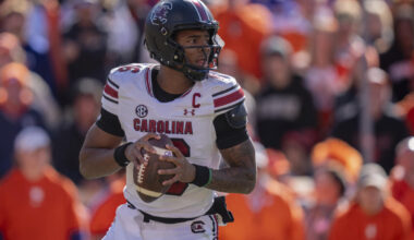 LaNorris Sellers lifts No. 15 South Carolina over No. 12 Clemson for 17-14 win
