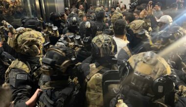 Military storms parliament in South Korea & clashes ERUPT after president declares MARTIAL LAW over 'North Korea threat'