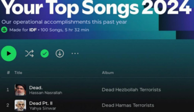 Israel Army's Spotify Wrapped 2024: Targetted killings feat. Hamas, Hezbollah leaders | World News