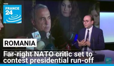 In election shock, Romanian far-right NATO critic set to contest presidential run-off • FRANCE 24