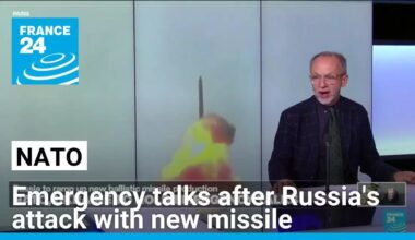NATO and Ukraine to hold emergency talks after Russia's attack with new hypersonic missile