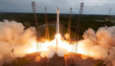 Cruciale pour le futur spatial de l’Europe, la fusée Vega C a décollé du Centre spatial de Kourou