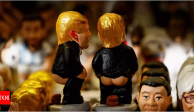 US President-elect Donald Trump figurine reappears in Spain's 'pooper' collection