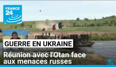 Guerre en Ukraine : réunion avec l'Otan face aux menaces russes • FRANCE 24