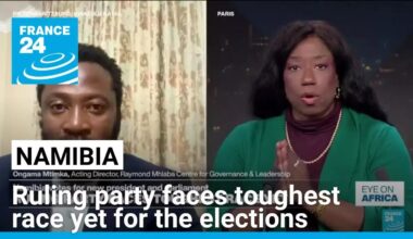 Namibia: Ruling party faces toughest race yet for the elections • FRANCE 24 English