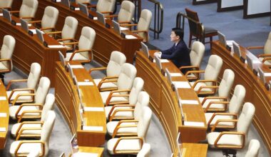 Regeringspartij Zuid-Korea boycot stemming over afzetting president