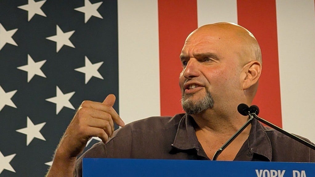 Pardon Hunter Biden and Donald Trump, Dem Sen. John Fetterman says