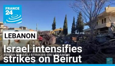 Israel intensifies strikes on Beirut suburbs • FRANCE 24 English