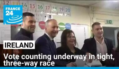 Vote counting underway in Ireland in tight, three-way race • FRANCE 24 English