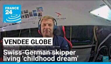 Vendée Globe: Swiss-German skipper living 'childhood dream' • FRANCE 24 English
