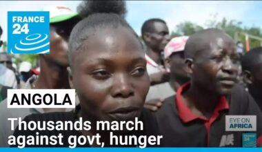 Thousands march against Angola govt, hunger • FRANCE 24 English