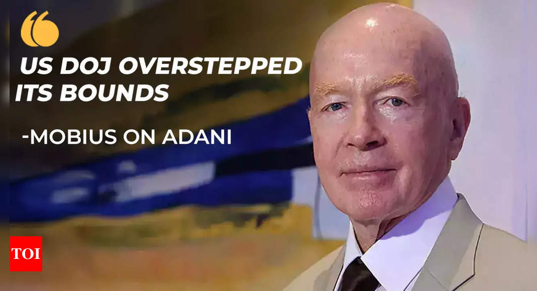 ‘US Department of Justice has no business…’: Mark Mobius says US DOJ overstepped bounds on Adani case