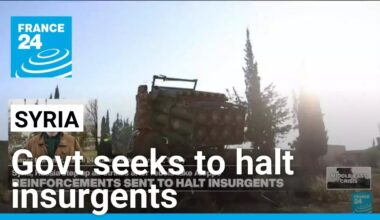 Syria sends in reinforcements to halt insurgents from advancing after seizing Aleppo • FRANCE 24