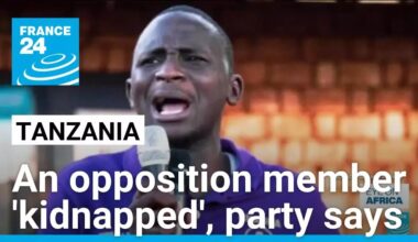 Tanzania opposition member 'kidnapped', party says • FRANCE 24 English