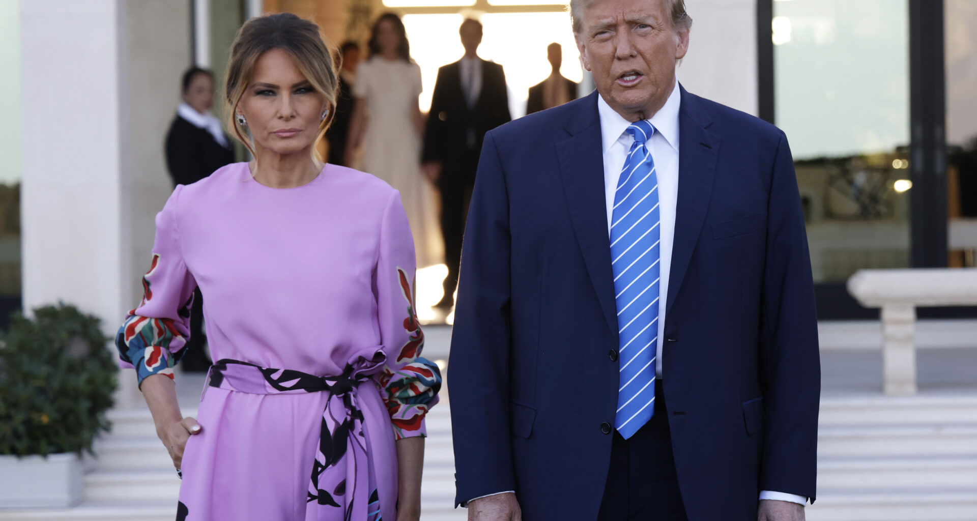 Melania Trump and Donald Trump