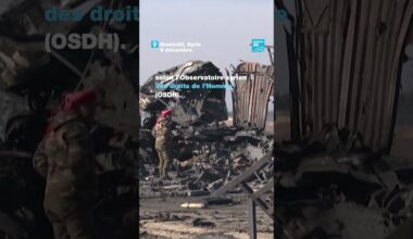 Israël bombarde des sites militaires en Syrie •  FRANCE 24