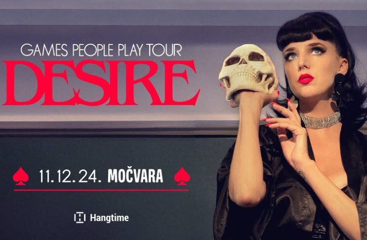 Synthpop duo Desire to play Zagreb's Močvara