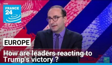 How are European leaders reacting to Trump's victory? • FRANCE 24 English