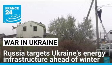 Russia targets Ukraine's energy infrastructure ahead of winter • FRANCE 24 English