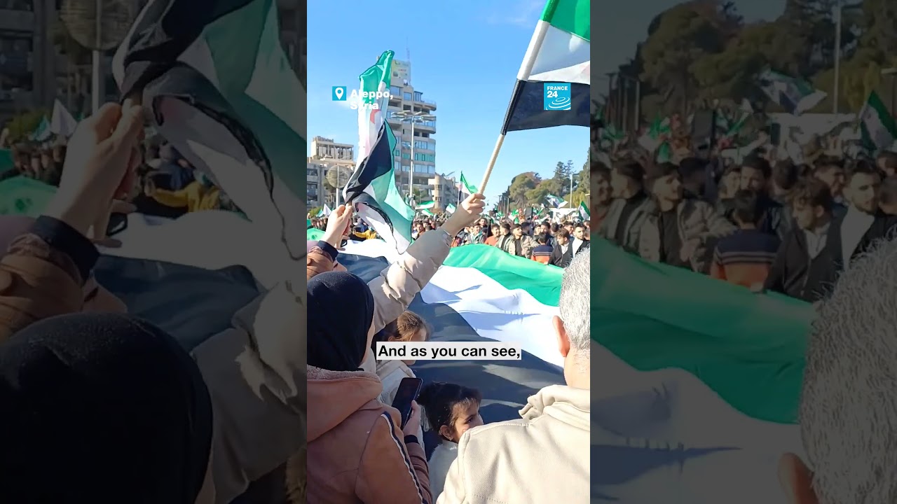 Syria: scenes of celebration in Aleppo • FRANCE 24 English