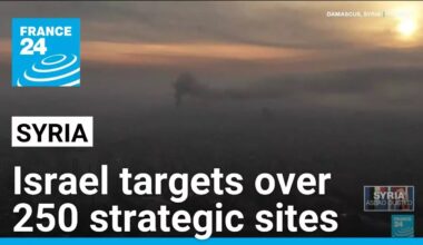 Israel airstrikes target over 250 strategic sites in Syria • FRANCE 24 English
