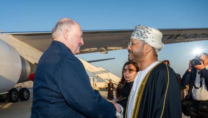 President of Belarus arrives in Oman