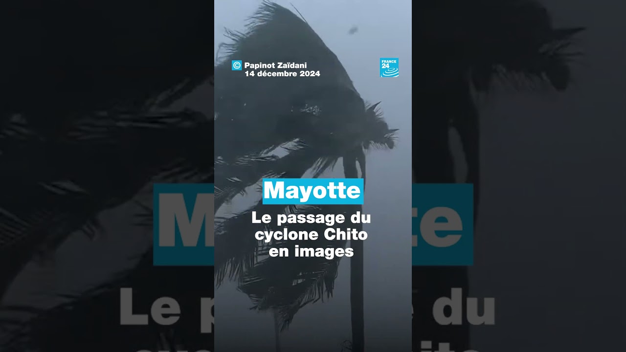 🌪 "J'ai plus de maison" : #Mayotte durement frappé par le #cyclone #Chido • FRANCE 24