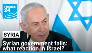 Syrian government falls to islamist rebels: what reaction in Israel? • FRANCE 24 English