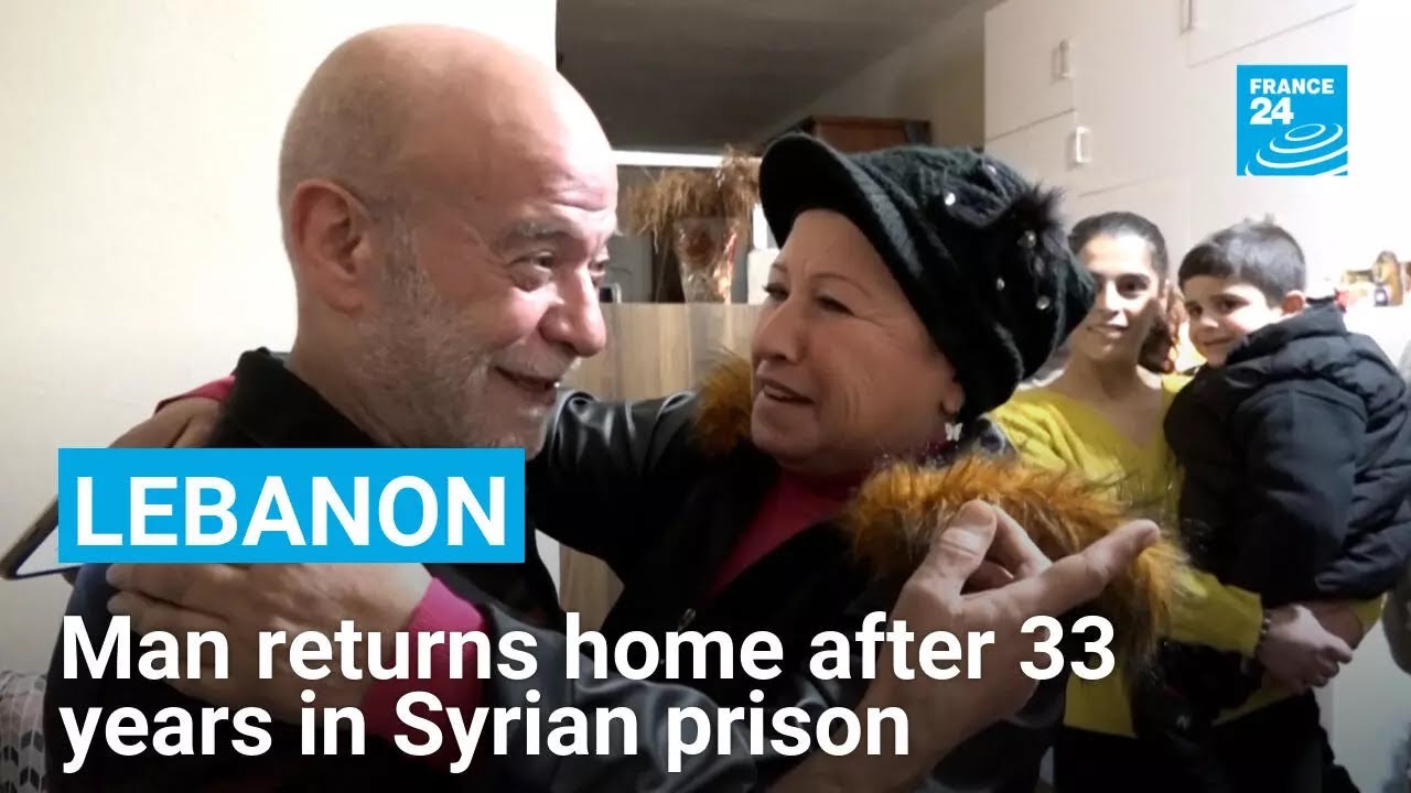 ‘More than a hero’: Lebanese man returns home after 33 years in Syrian prison • FRANCE 24