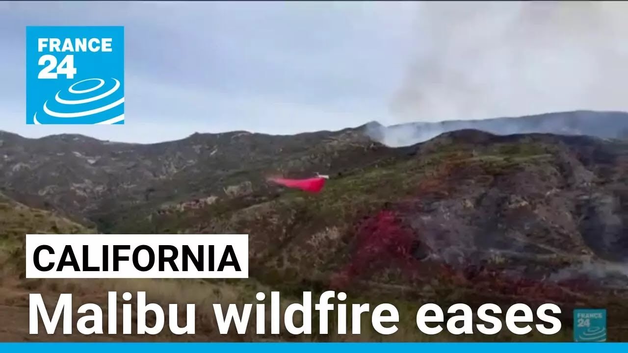 Fire danger diminishes in Southern California even as crews continue to battle Malibu blaze