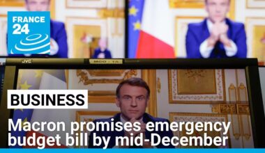 With the government down, what will happen to France's budget? • FRANCE 24 English