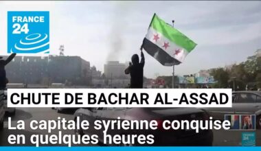 Bachar al-Assad chassé du pouvoir, la capitale syrienne conquise en quelques heures • FRANCE 24